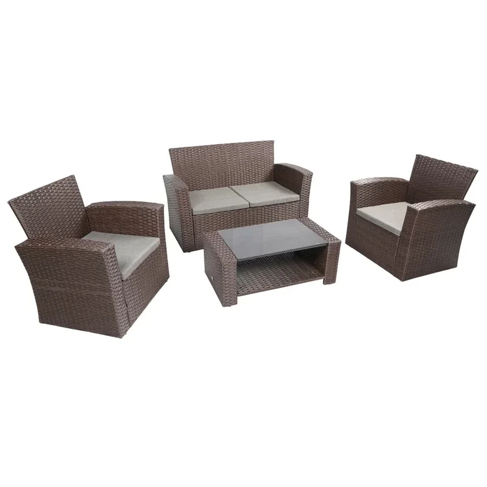 Charmain 4 - Person Outdoor Seating Group with Cushions